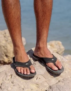 REEF SANDALS FANNING BLACK SILVER -Freedom Wave Shop reef infradito fanning black silver 5