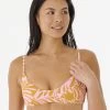 RIP CURL AFTERGLOW SWIRL BRALETTE BIKINI TOP