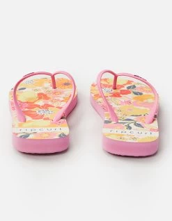RIP CURL FLORAL WAVE SHAPERS OPEN TOE BONE -Freedom Wave Shop rip curl floral wave shapers infradito bone 4