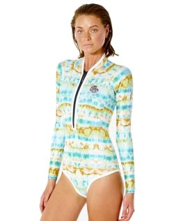RIP CURL G BOMB 1MM LONG SLEEVE FRONT ZIP CHEEKY