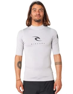 RIP CURL CORPS SHORT SLEEVE UV TEE GREY