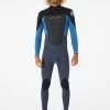 RIP CURL OMEGA 4/3 BACK ZIP WETSUIT BLUE