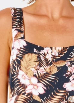 RIP CURL PLAYABELLA JUMPSUIT BLACK -Freedom Wave Shop rip curl playabella jumpsuit donna black 2