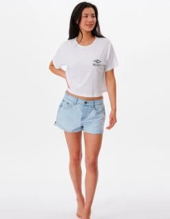 RIP CURL PSYCHEDELIC DREAMS SHORT SLEEVE CROP TEE -Freedom Wave Shop rip curl psychedelic dreams crop t shirt donna