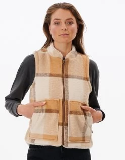 RIP CURL BREEZE VEST CAMEL