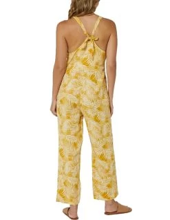 RIP CURL SUMMER PALM ROMPER GOLD -Freedom Wave Shop rip curl summer palm tuta gold donna 3