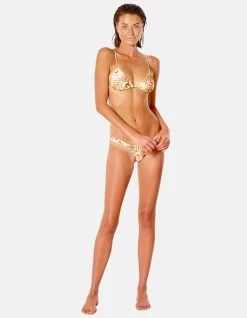 RIP CURL TOP PLAYABELLA SLIDING TRIANGLE LIGHT YELLOW -Freedom Wave Shop rip curl top playabella sliding triangle light yellow