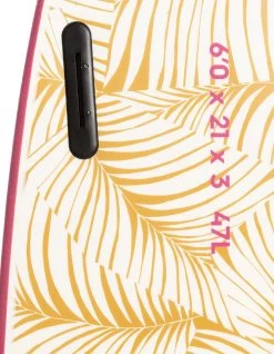 ROXY 6’0" SOFTBOARD BAT FISH TROPICAL PINK -Freedom Wave Shop roxy 6 0 softboard bat fish tropical pink 22 2