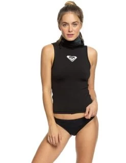 ROXY 2MM SYNCRO+ PP VEST FLT HOODED HD V2 -Freedom Wave Shop roxy syncro 2 0 smanicato con cappuccio 4