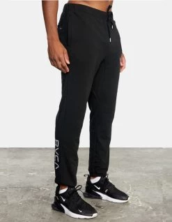 RVCA SWIFT SWEATPANT BLACK -Freedom Wave Shop rvca va swift sweat pant black 7
