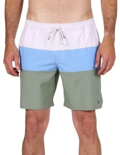 SALTY CREW BEACONS 2 MARINE BLUE ELASTIC BOARDSHORTS 18" -Freedom Wave Shop salty crew beacons 2 marine blue elastic boardshorts 18 2