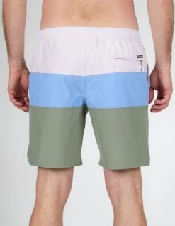 SALTY CREW BEACONS 2 MARINE BLUE ELASTIC BOARDSHORTS 18" -Freedom Wave Shop salty crew beacons 2 marine blue elastic boardshorts 18 3