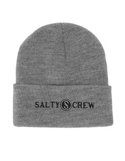 SALTY CREW RAILED BEANIE GREY