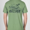 SALTY CREW SHOREBREAK PREMIUM T-SHIRT SAGE