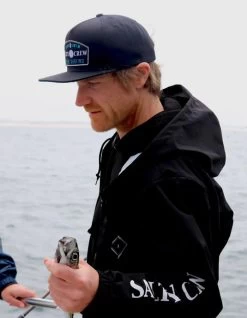 SALTY CREW TIPPED SNAP JACKET BLACK -Freedom Wave Shop salty crew tipped snap jacket black 3