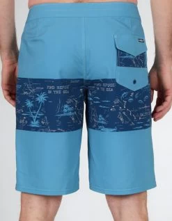 SALTY CREW TOPWATER BOARDSHORTS 21" NAVY AQUA -Freedom Wave Shop salty crew topwater boardshorts 21 navy aqua 2