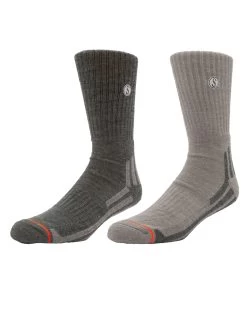 SALTY CREW WOOLY SOCKS 2 PACK SET ASSORTED