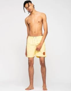 SANTA CRUZ CLASSIC DOT SWIM SHORT 17" BUTTER -Freedom Wave Shop santa cruz classic dot swimshort butter 17 2