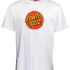 SANTA CRUZ CLASSIC DOT T-SHIRT WHITE