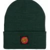 SANTA CRUZ CLASSIC LABEL DOT BEANIE DARK OLIVE