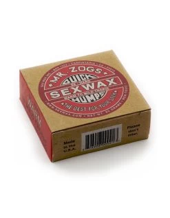 SEX WAX QUICK HUMPS 5X HARD WARM TO MILD TROPIC RED LABEL 70°F-84°F
