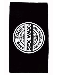 SEXWAX BEACH TOWEL BLACK XL