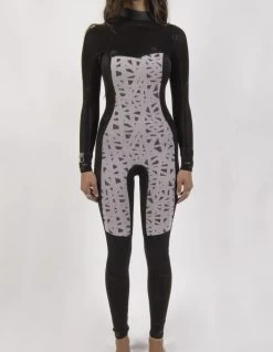 SISSTREVOLUTION SEVEN SEAS 5/4 CHEST FULL WETSUIT BLACK -Freedom Wave Shop sisstrevolution seven seas 4 3 chest full wetsuit 2 1