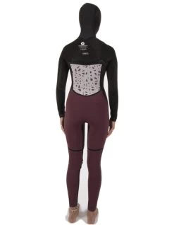 SISSTREVOLUTION SEVEN SEAS 5/4 HOODED CHEST FULL WETSUIT BLACK -Freedom Wave Shop sisstrevolution seven seas 5 4 hooded chest zip full wetsuit black 4