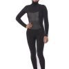 SISSTREVOLUTION SEVEN SEAS 5/4 HOODED CHEST FULL WETSUIT BLACK
