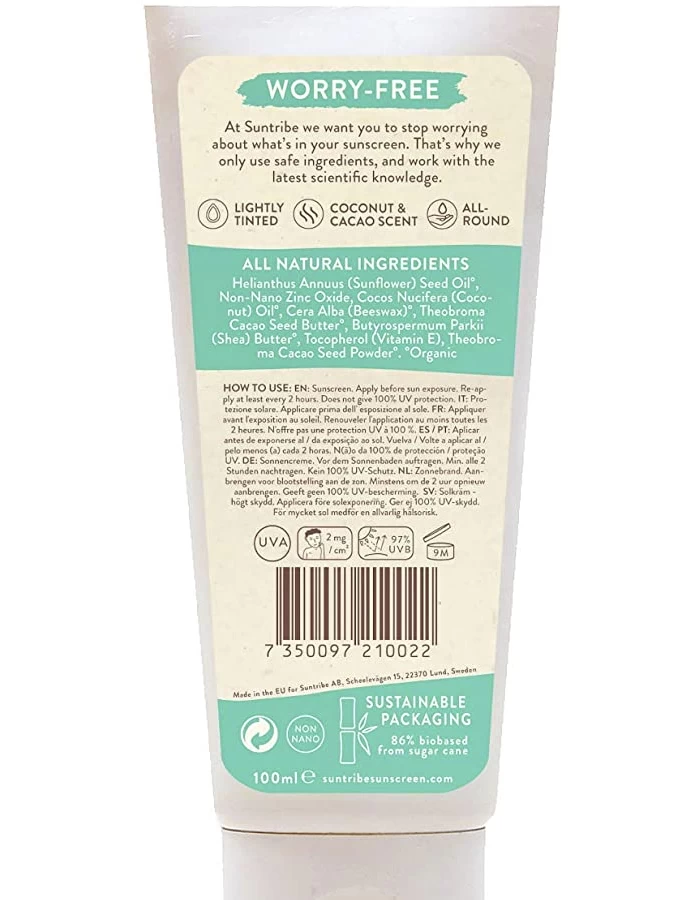 SUNTRIBE MINERAL BODY & FACE SUNSCREEN SPF30 100ML - Image 3