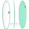 TORQ TET 6'6" FISH WHITE PINLINE SEAGREEN