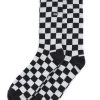 VANS CHECKERBOARD CREW II SOCKS BLACK