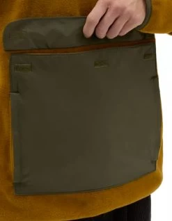 VANS MAMMOTH PULLOVER BROWN GREEN -Freedom Wave Shop vans felpa mammoth brown green 6