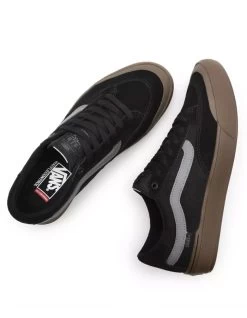 VANS BERLE PRO SKATE SHOES BLACK -Freedom Wave Shop vans scarpe berle pro black 1