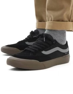 VANS BERLE PRO SKATE SHOES BLACK -Freedom Wave Shop vans scarpe berle pro black 2