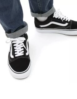 VANS OLD SKOOL SHOES BLACK WHITE -Freedom Wave Shop vans scarpe old skool black
