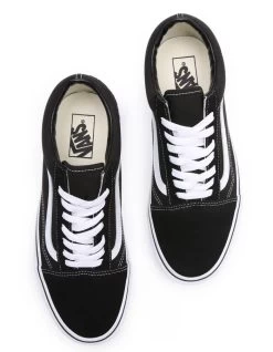 VANS OLD SKOOL SHOES BLACK WHITE -Freedom Wave Shop vans scarpe old skool black 1