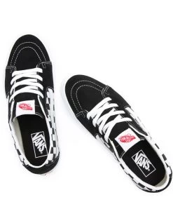 VANS SK8-LOW RACING BLACK CHECKERBOARD SHOES -Freedom Wave Shop vans scarpe sk8 low black checkerboard 1