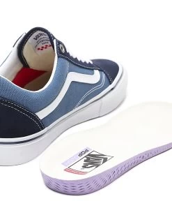 VANS SKATE OLD SKOOL SHOES BLUE NAVY -Freedom Wave Shop vans scarpe skate old skool blue navy 2