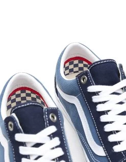 VANS SKATE OLD SKOOL SHOES BLUE NAVY -Freedom Wave Shop vans scarpe skate old skool blue navy 3