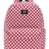 VANS OLD SKOOL CHECK BACKPACK WHITE RED