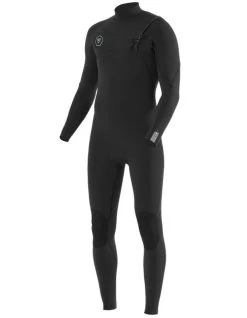 VISSLA 7 SEAS 4/3 FULL SUIT CHEST ZIP BLACK