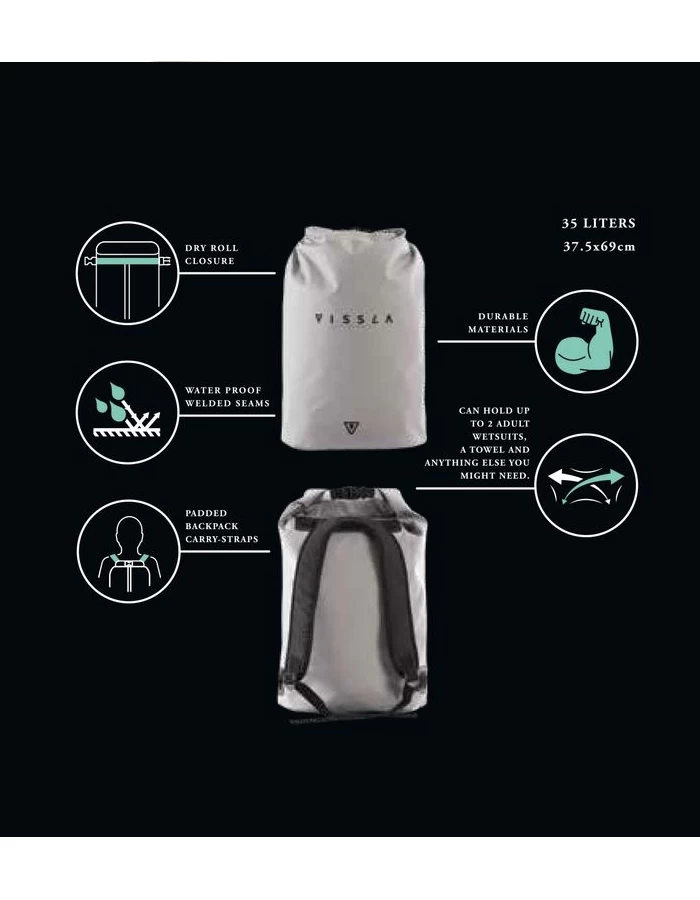 VISSLA 7 SEAS 35L DRY BACKPACK - Image 4