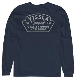 VISSLA QUALITY GOODS LONG SLEEVE NAVY