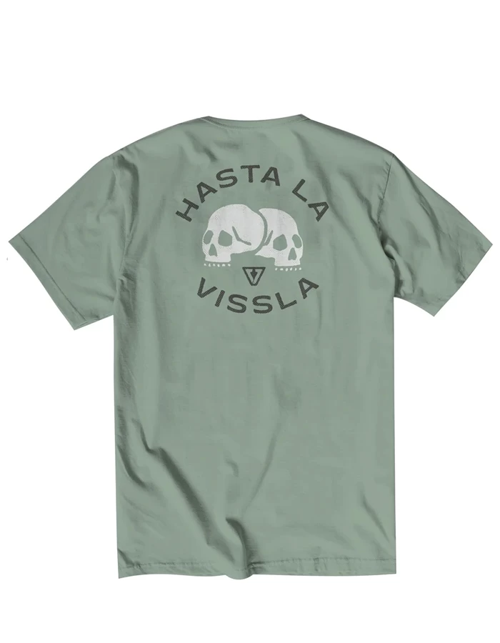 VISSLA HASTA LA VISSLA ORGANIC POCKET TEE JADE