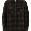 VOLCOM BOWERED FLEECE LONG SLEEVE SHIRT BISON