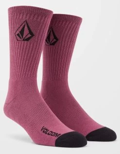 VOLCOM FULL STONE SOCKS WHITE 3 PACK AGAVE -Freedom Wave Shop volcom full stone calzini pacco da 3 agave 2