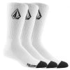 VOLCOM FULL STONE SOCKS WHITE 3 PACK