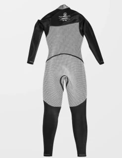 VOLCOM MODULATOR 4/3MM CHEST ZIP WETSUIT BLACK -Freedom Wave Shop volcom muta modulator 4 3 chest zip black 3