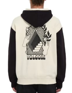 VOLCOM WATANITE ZIP HOODIE DIRTY WHITE